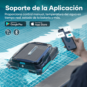 Robot Aspiradora de Piscina Aiper Surfer S1 Cordless