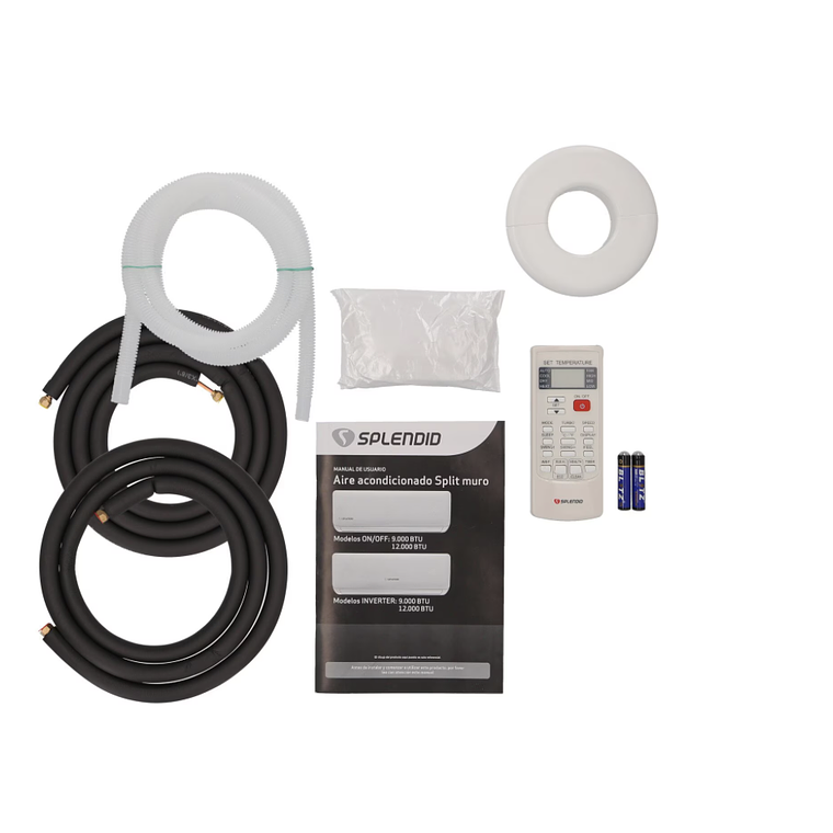 AIRE ACONDICIONADO SPLIT 9000BTU ON/OFF SPLENDID 5