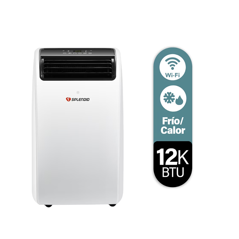 AIRE ACONDICIONADO PORTÁTIL 12000 BTU FRÍO/CALOR WIFI SPLENDID 1