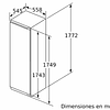 Congelador Vertical 1 puerta 177.2 x 55.8 BALAY 