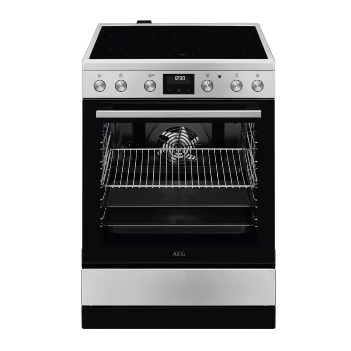 Cocina Vitrocerámica con horno 73 lts AEG 60 cm 1