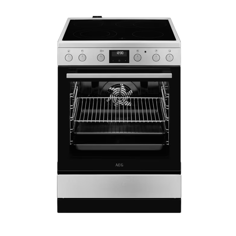 Cocina Vitrocerámica con horno 73 lts AEG 1