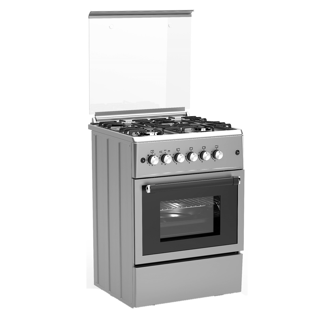 Cocina de Gas ALPHA VULCANO LUX-60 Inox GAS NATURAL 7