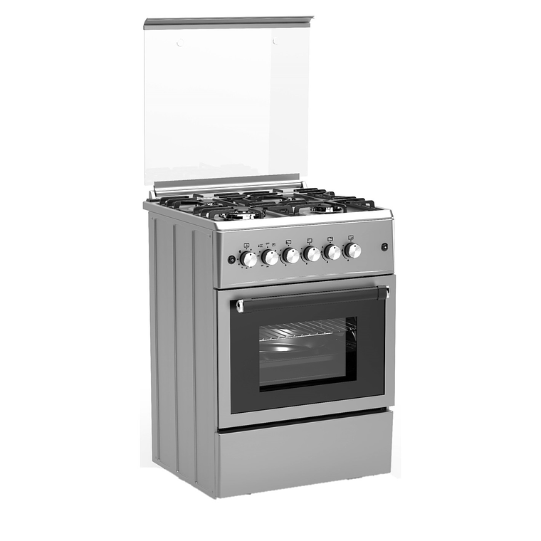 Cocina de Gas ALPHA VULCANO LUX-60 Inox GAS NATURAL 7