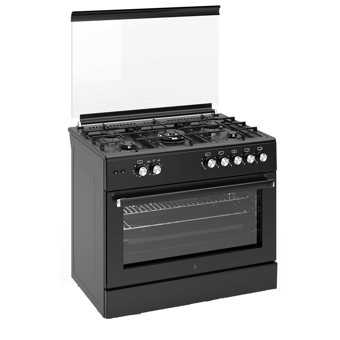 Cocina de Gas VULCANO ELITE 90 CM Negro Mate Gas Licuado 3
