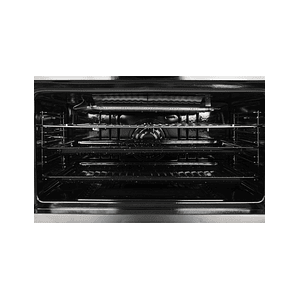 Cocina de Gas VULCANO ELITE PRO 90 CM Cristal Negro Gas Natural