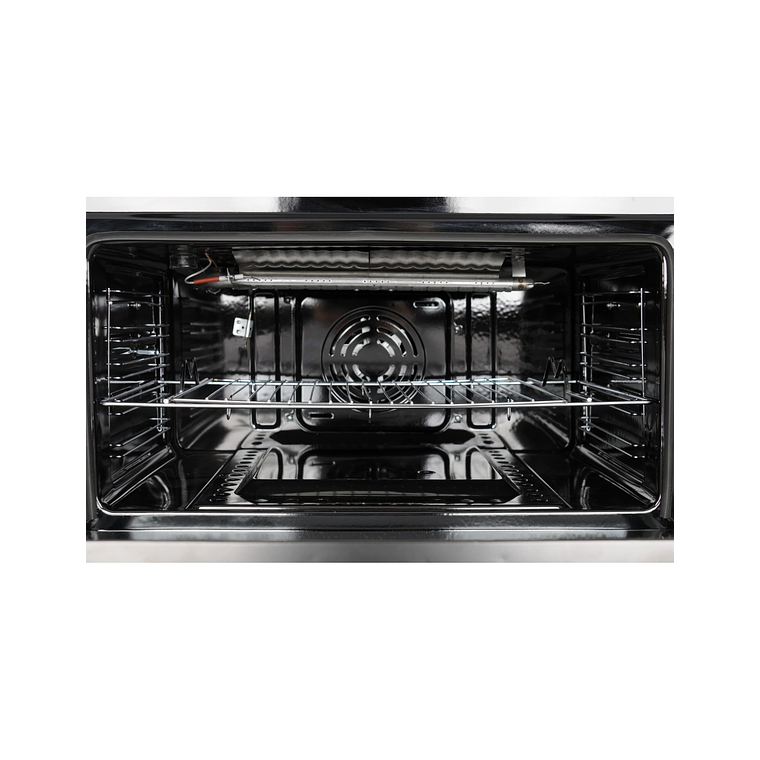 Cocina de Gas VULCANO ELITE PRO 90 CM Cristal Negro Gas Natural 3