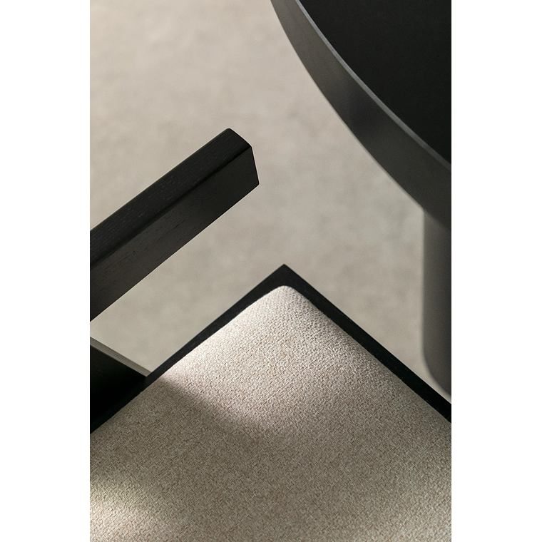 Silla de Comedor en Madera de Fresno Tapizada con Reposabrazos Lali Pack 4 Unidades 4