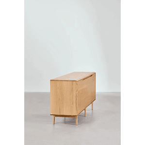 Buffet en madera de roble Treveris 180 cm