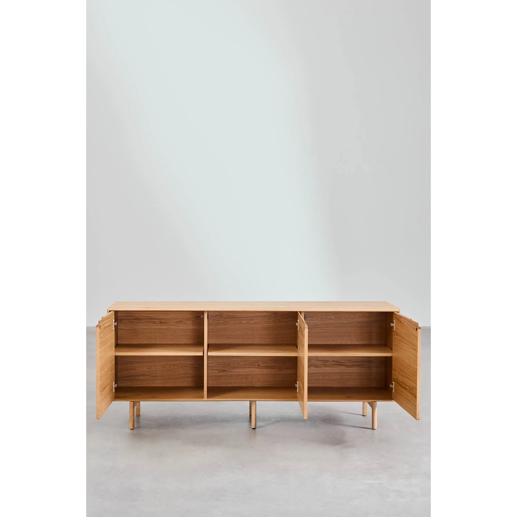 Buffet en madera de roble Treveris 180 cm