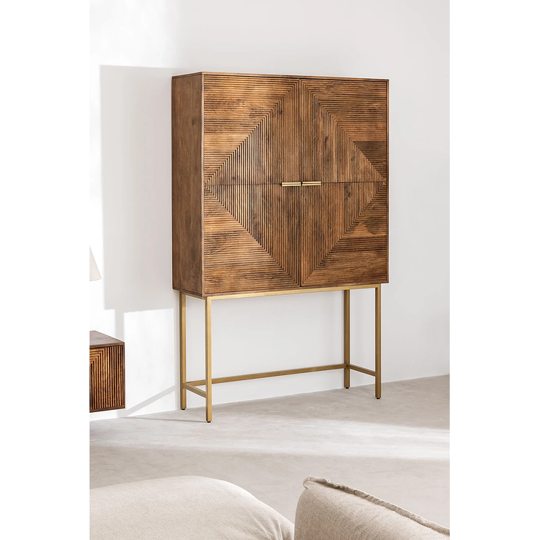 Buffet Alto en Madera de Mango Baty 124 cm 1