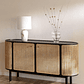 Buffet en Ratán y Madera Crawley 145 cm - Miniatura 1