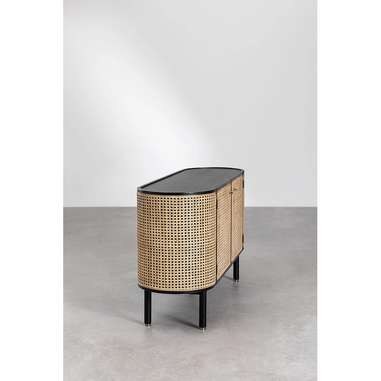 Buffet en Ratán y Madera Crawley 145 cm 3