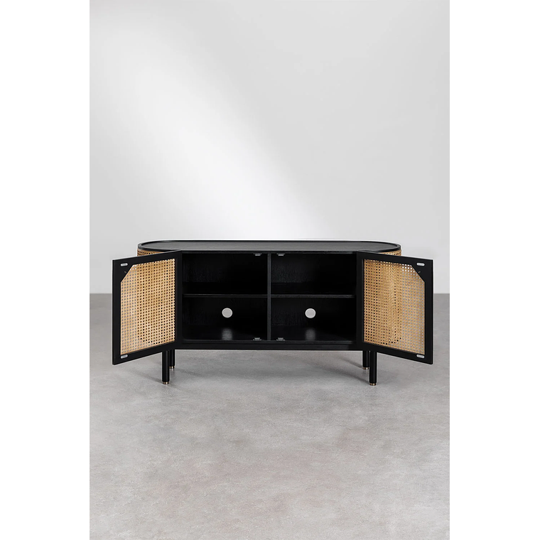 Buffet en Ratán y Madera Crawley 145 cm 4