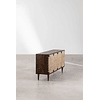 Buffet en madera de mango y yute Evans 160 cm