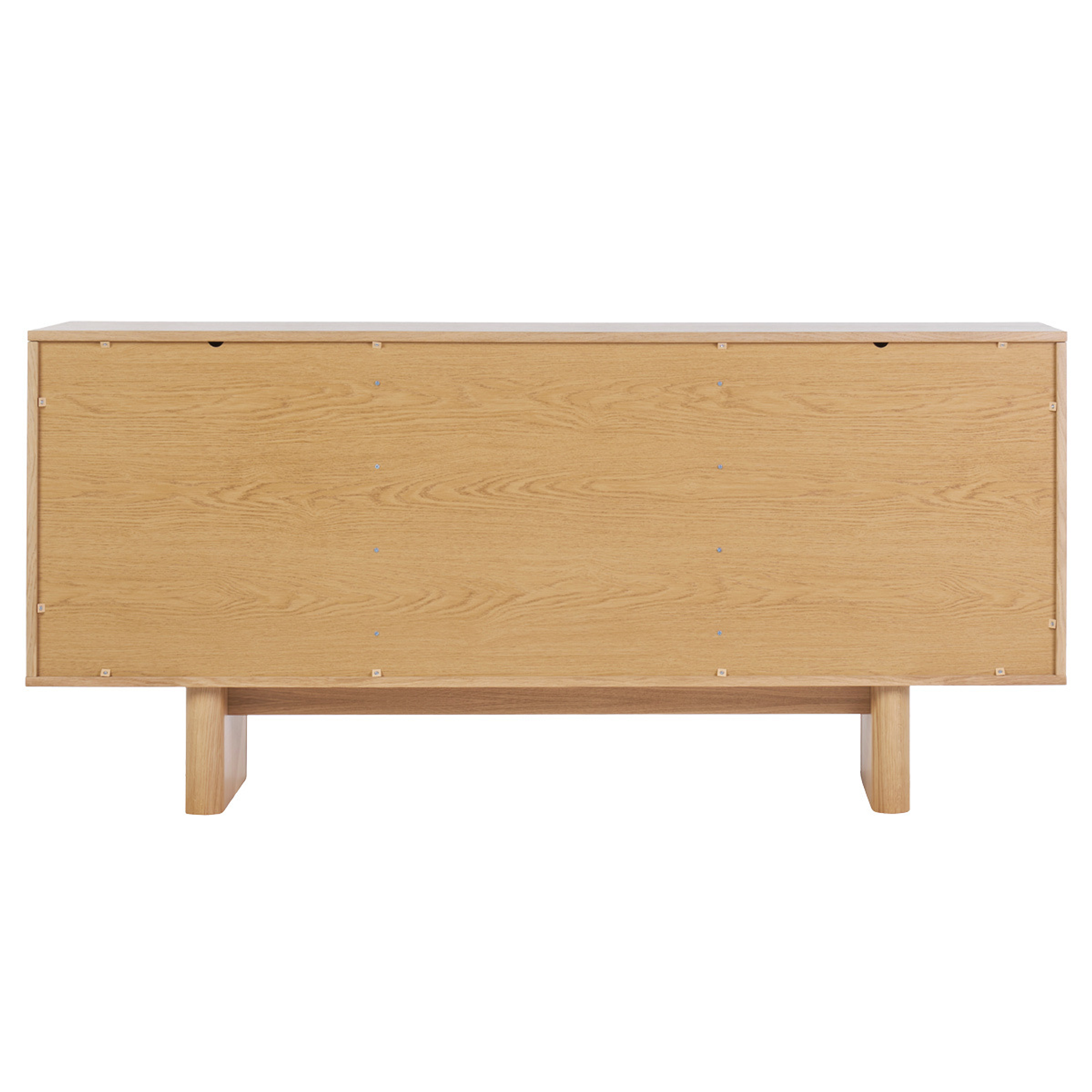 Buffet de madera clara de roble grabado 160 cm SEIGO