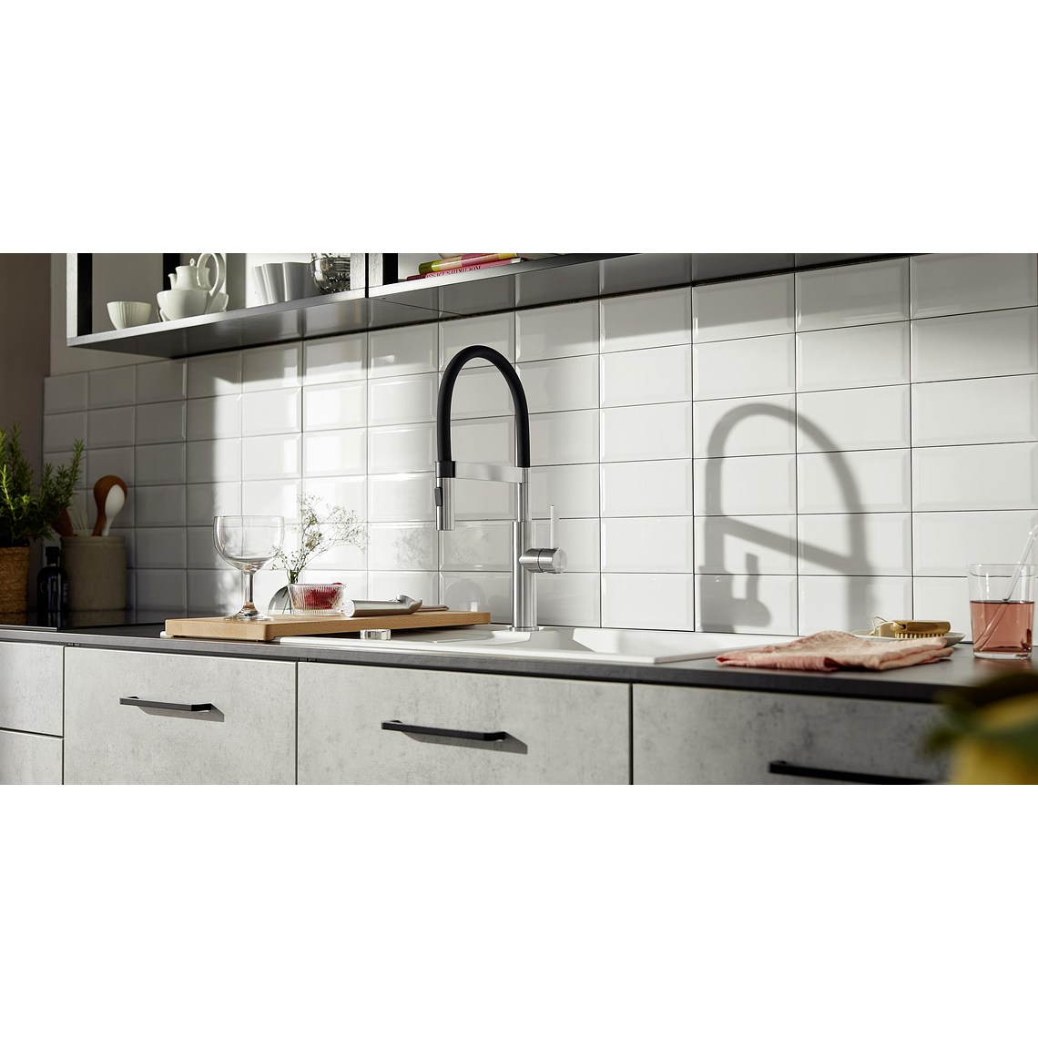 Grifería Blanco Blanco Sonea S  4