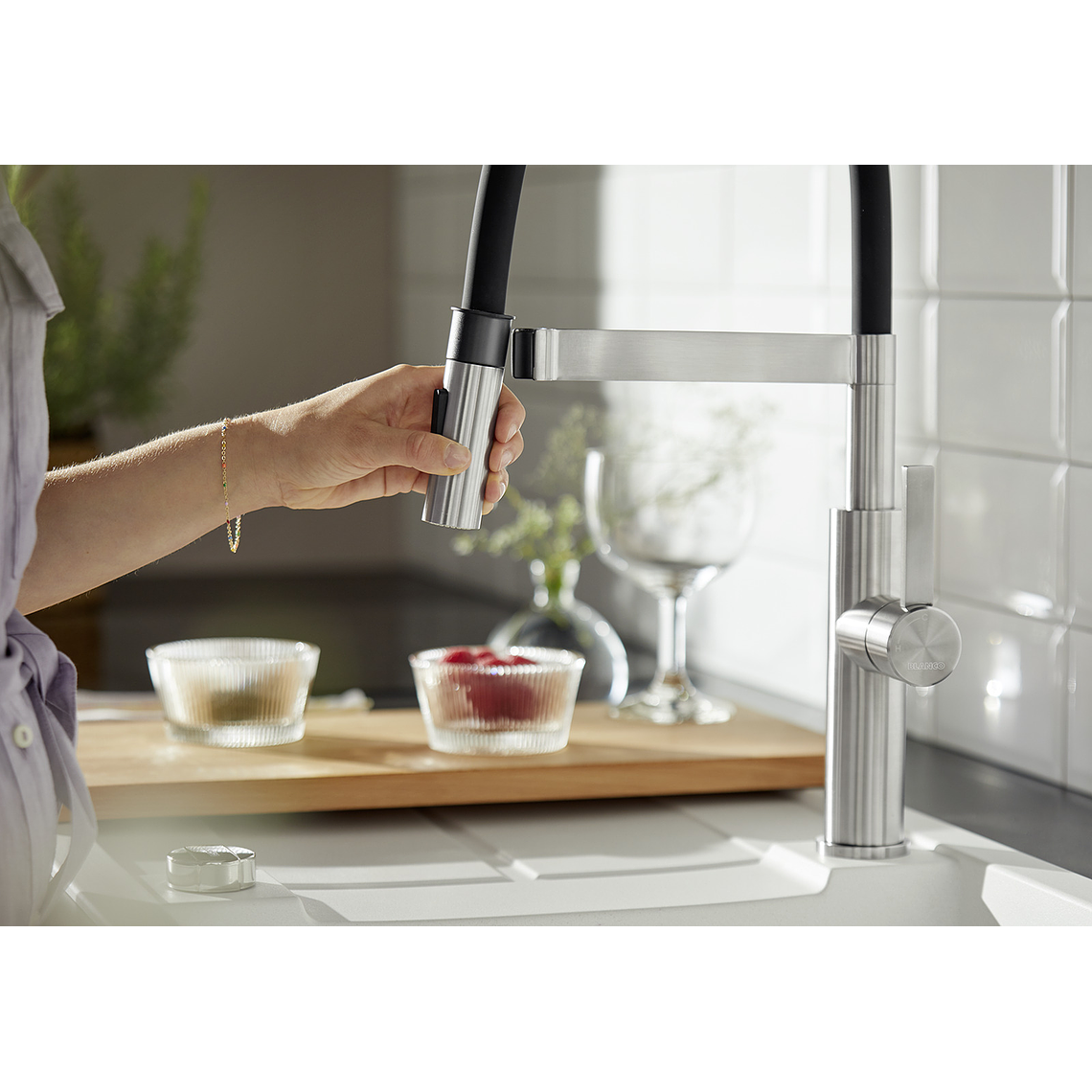 Grifería Blanco Blanco Sonea S  10