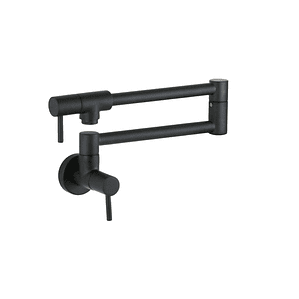Grifería Articulada de Pared Llenado de Ollas Negro 