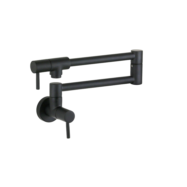 Grifería Articulada de Pared Llenado de Ollas Negro  1