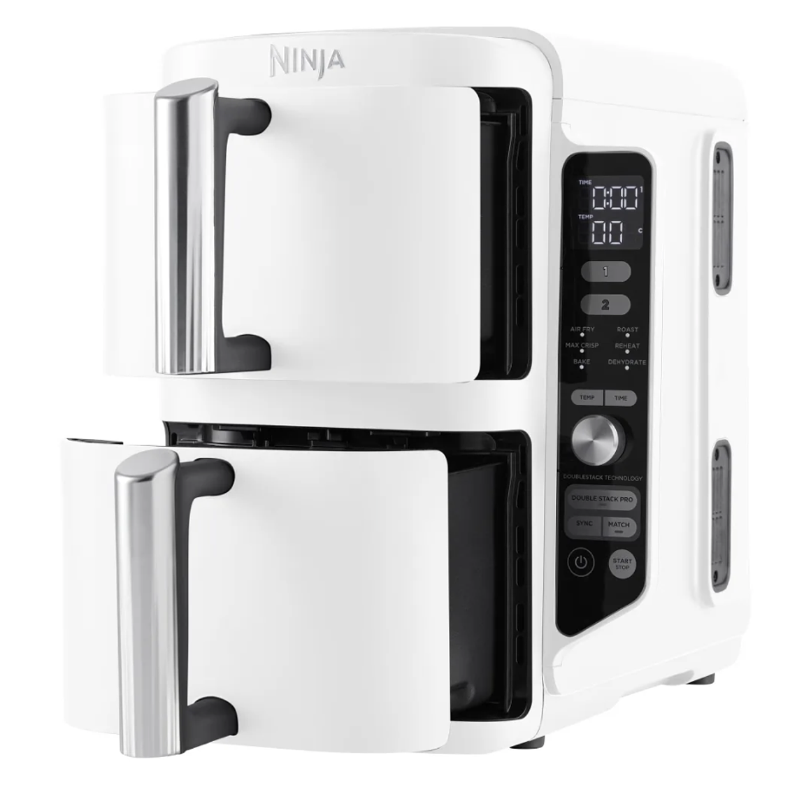 Freidora de aire Vertical Ninja Double Stack XL (9,5 L) Blanco 2