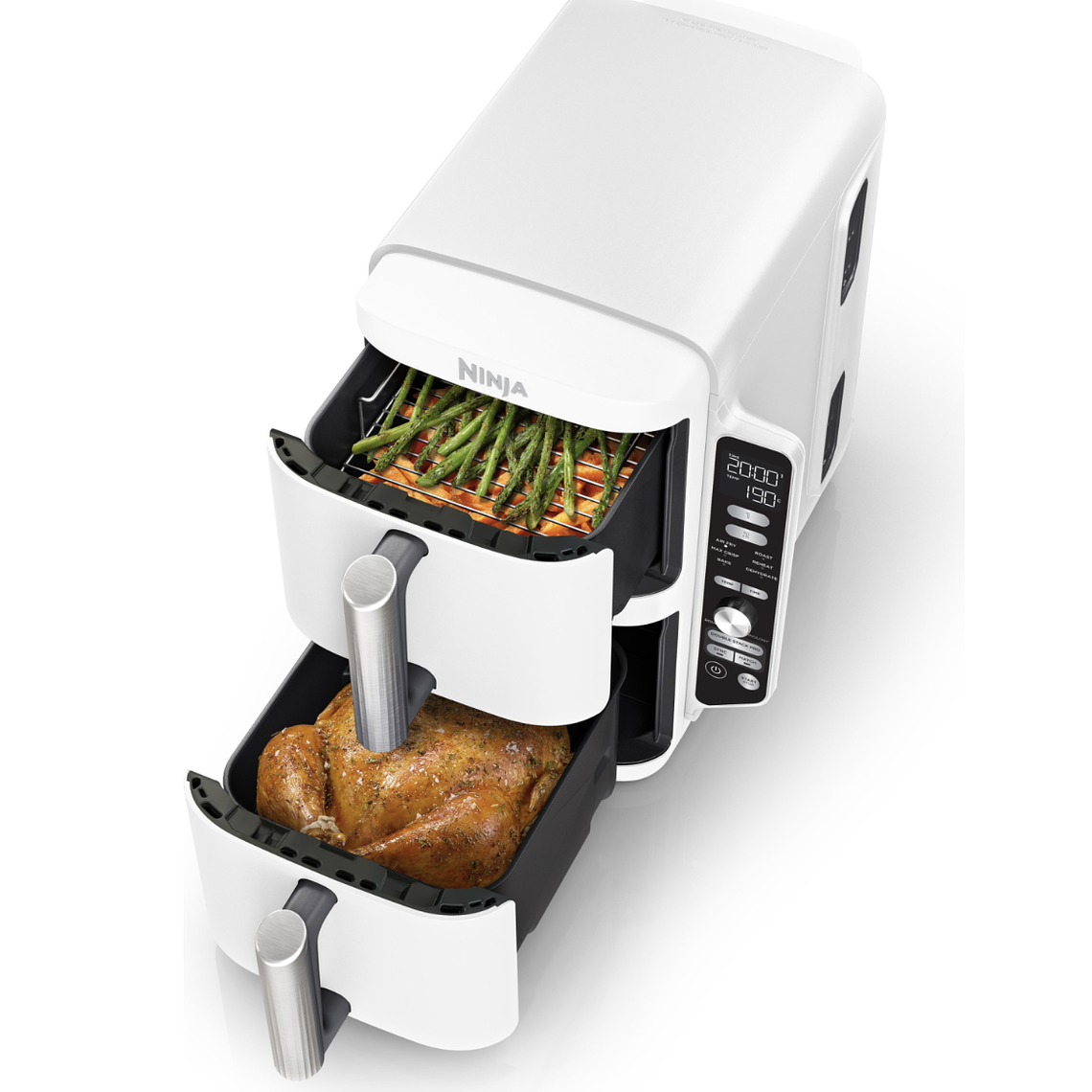 Freidora de aire Vertical Ninja Double Stack XL (9,5 L) Blanco 3