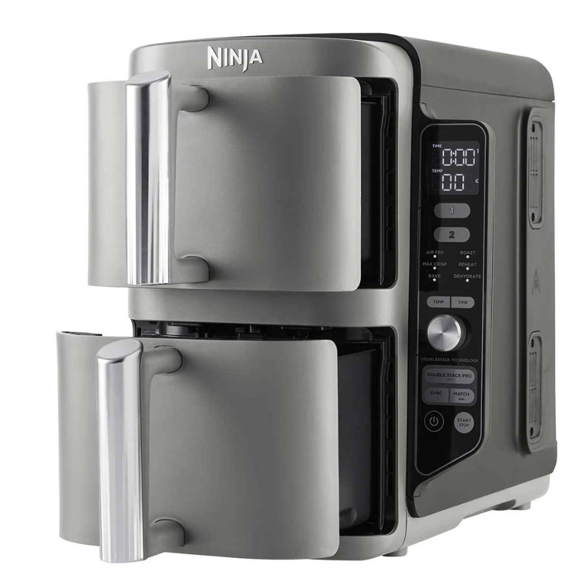 Freidora de aire Vertical Ninja Double Stack XL (9,5 L) Gris 2