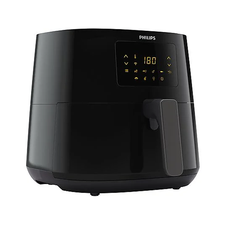 Freidora de aire - PHILIPS HD9280/70, 2000 W, Negro 2