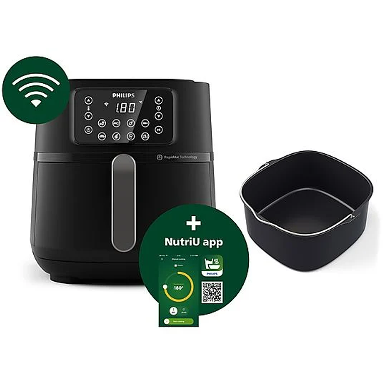 Freidora de aire PHILIPS 2000 W Negro 2