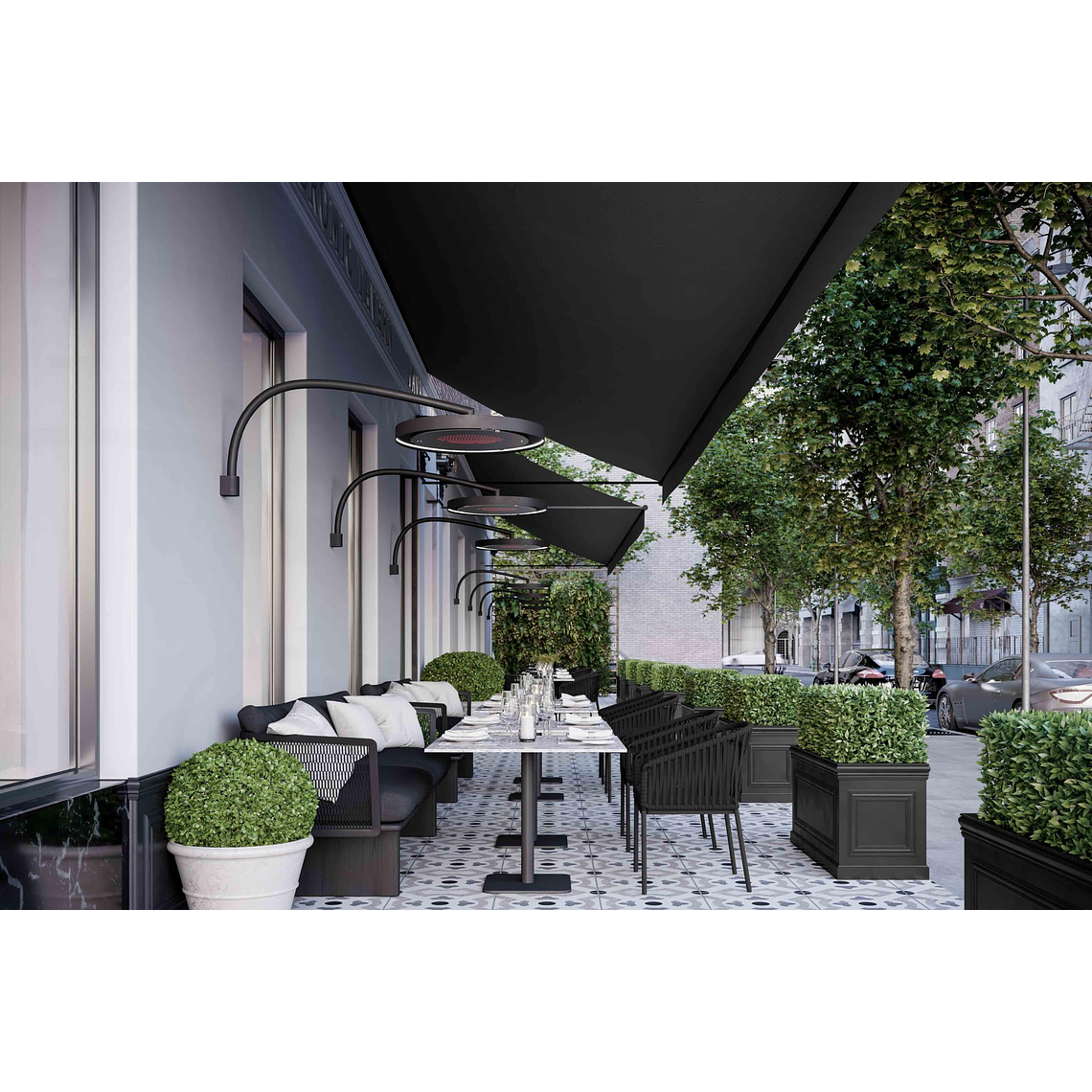 Calefactor de Terraza Eléctrico a Techo Eclipse Smart-Heat 3