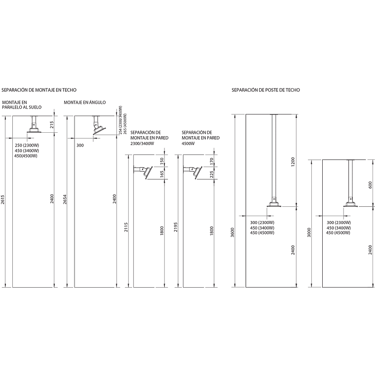 Calefactor Eléctrico Platinum Smart-Heat Negro 4500W 6