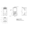 Estufa a Pellet California 10 kW con WiFi Blanco