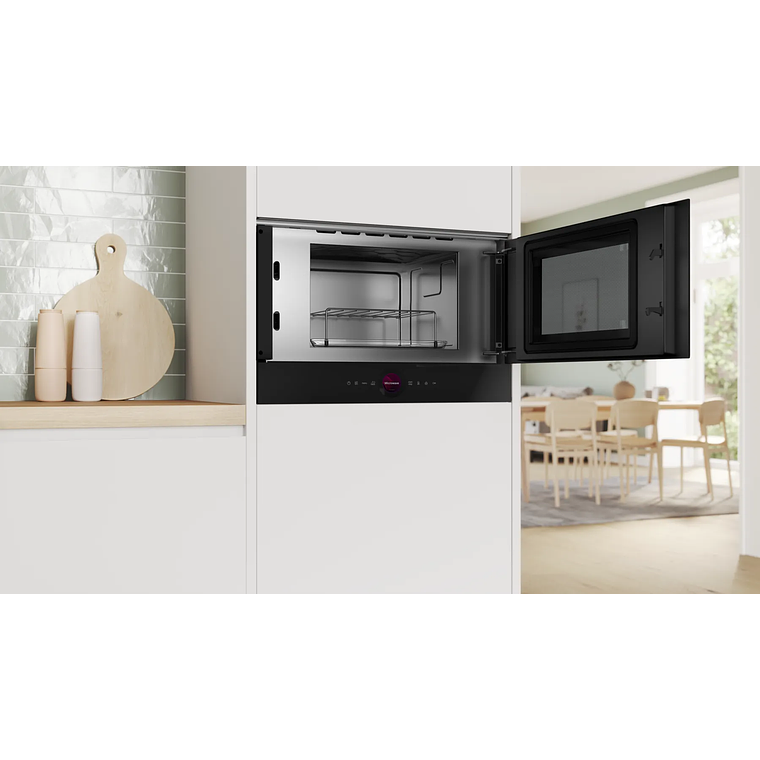 Serie 8 Microondas 60 cm integrable Negro 3