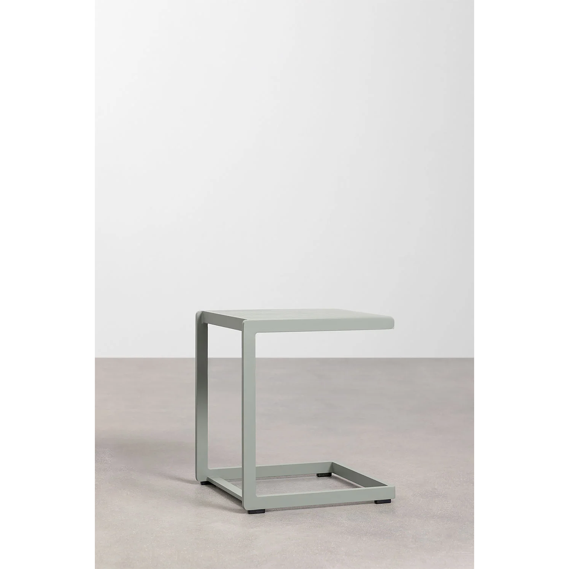 Mesa auxiliar de aluminio DULEM 40 x 40 Caqui 4