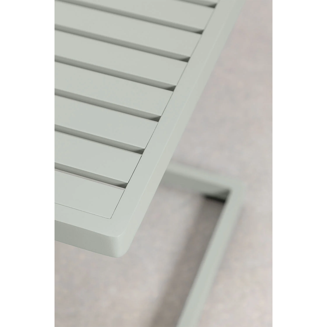 Mesa auxiliar de aluminio DULEM 40 x 40 Caqui 5