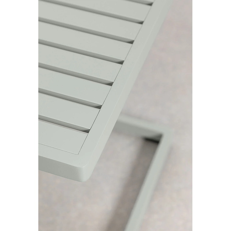 Mesa auxiliar de aluminio DULEM 40 x 40 Caqui 5