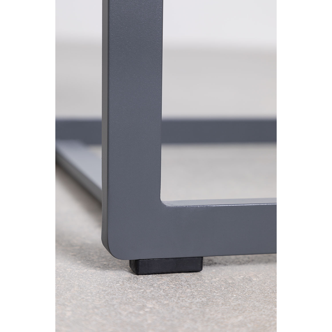 Mesa auxiliar de aluminio DULEM 40 x 40 Gris Grafito 4