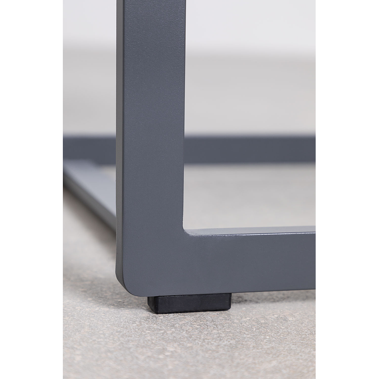Mesa auxiliar de aluminio DULEM 40 x 40 Gris Grafito 4