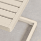 Mesa auxiliar de aluminio DULEM 40 x 40 Beige Tapioca - Miniatura 5