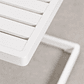 Mesa auxiliar de aluminio DULEM 40 x 40 Blanco Gardenia - Miniatura 4