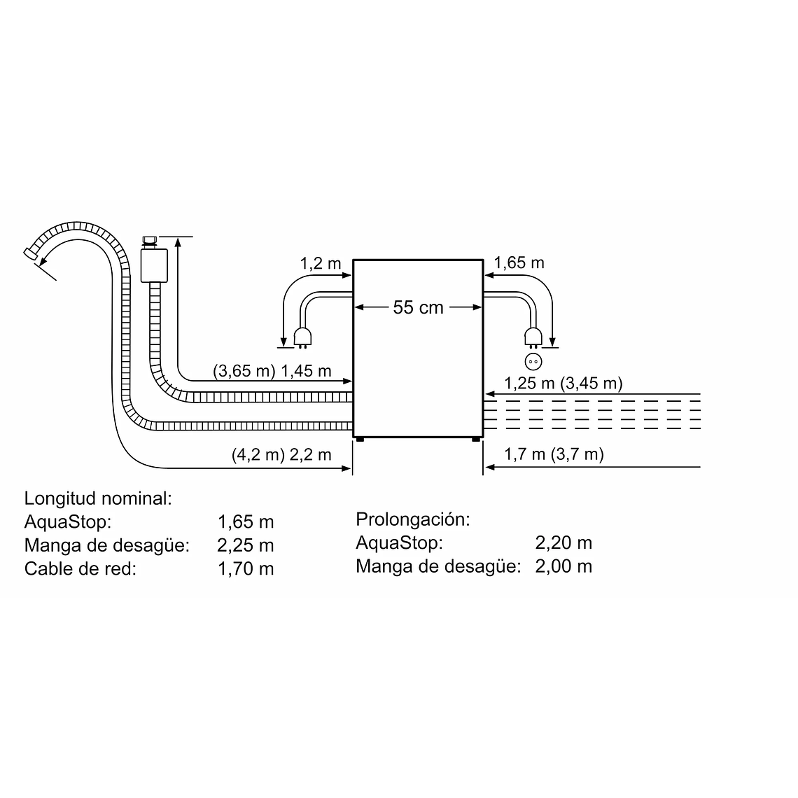 Lavavajillas modular integrable 60 cm Negro Serie 6 8
