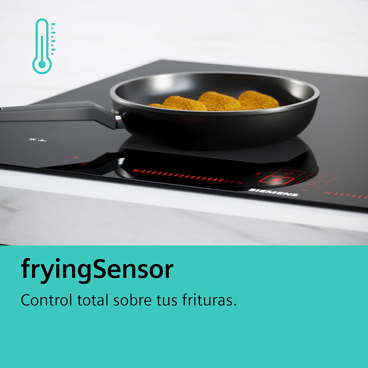 Encimera Inducción 80cm FlexInducción Plus 2 Zonas SIEMENS 7