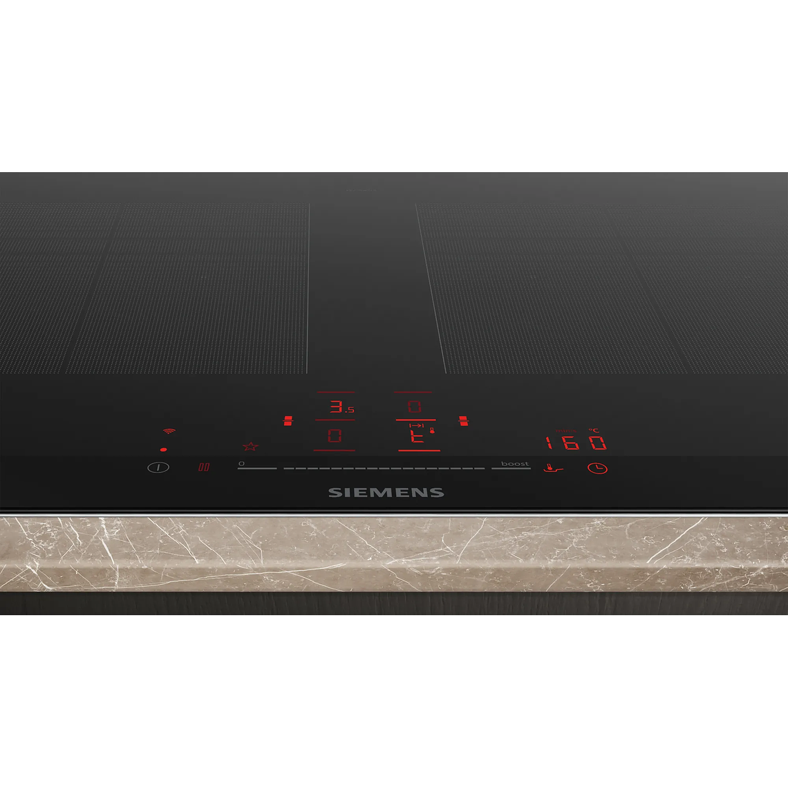 Encimera Inducción 90 cm Negro, con perfiles SIEMENS 2