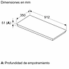 Encimera Inducción 90 cm Negro, con perfiles SIEMENS