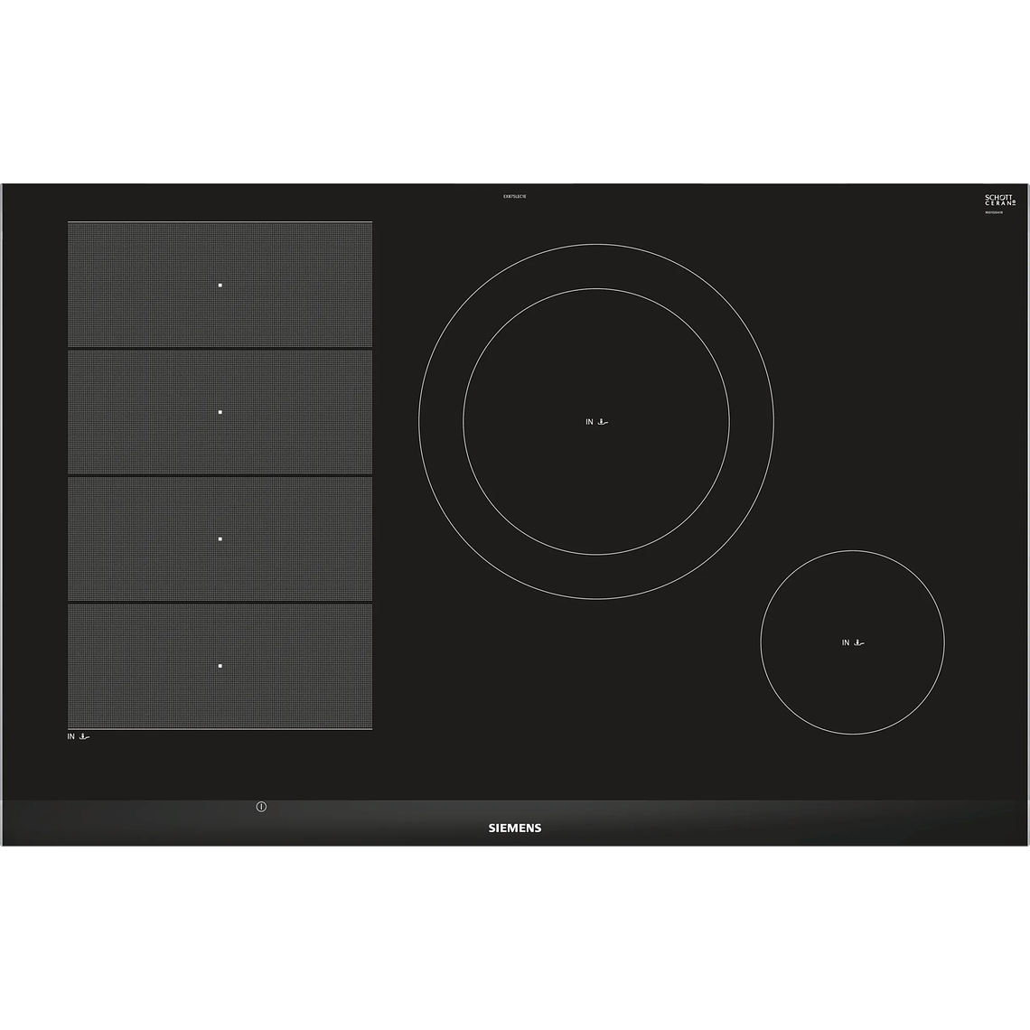 Encimera Inducción 80 cm negro Siemens 2
