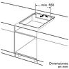 Encimera Inducción 60 cm negro sin perfiles IQ300 Siemens