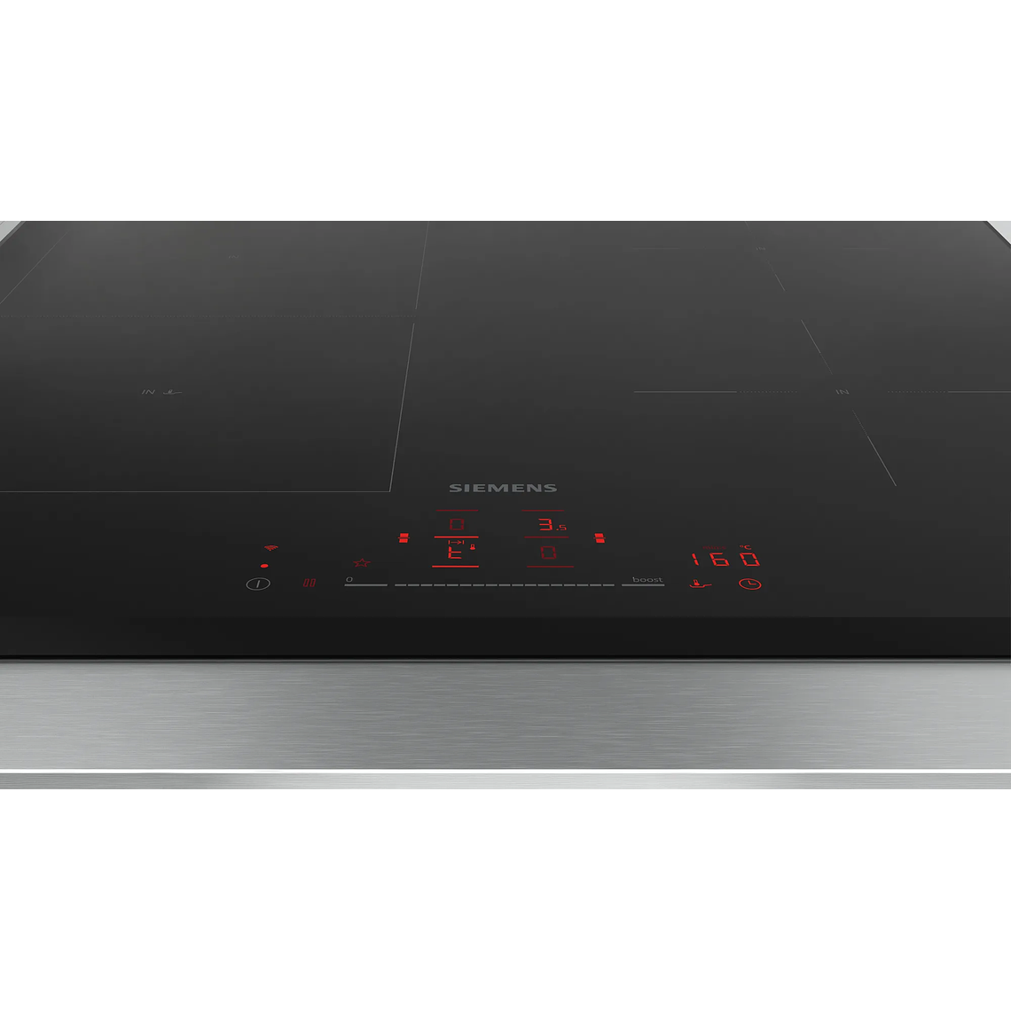 Encimera Inducción 60 cm negro sin perfiles IQ500 Siemens 3