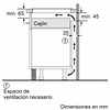 Encimera Inducción 60 cm negro sin perfiles IQ100 Siemens