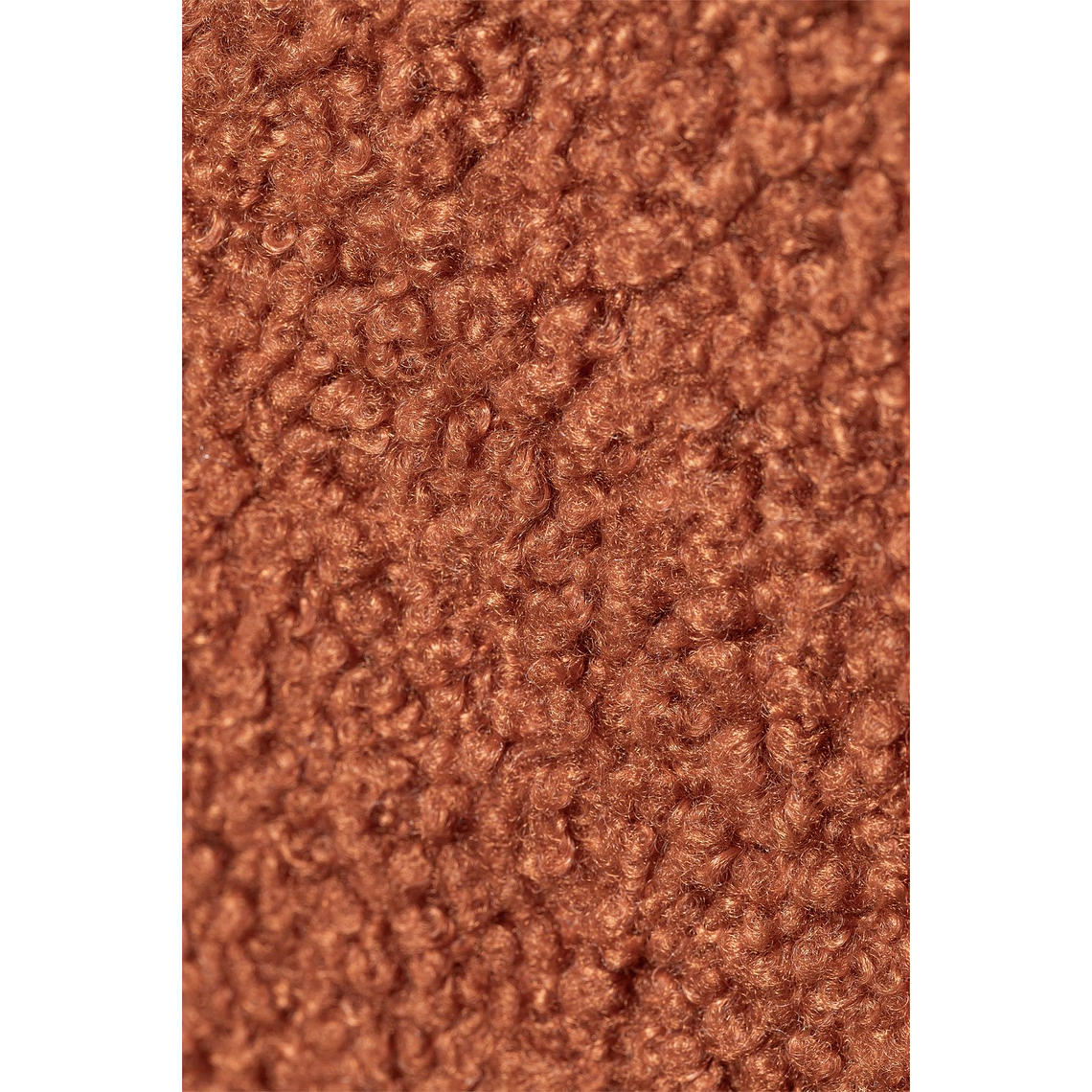 Poltrona en borreguito Nicxon Rojo Arcilla 7