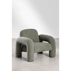 Poltrona en borreguito Nicxon Verde Salvia